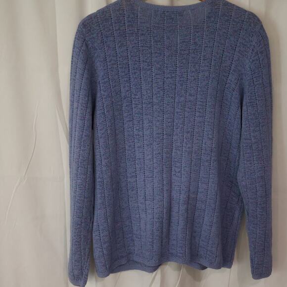 Northern Isles Lite Blue Cardigan Sweater XL, Pearl buttons, Excellent condition - Picture 8 of 16
